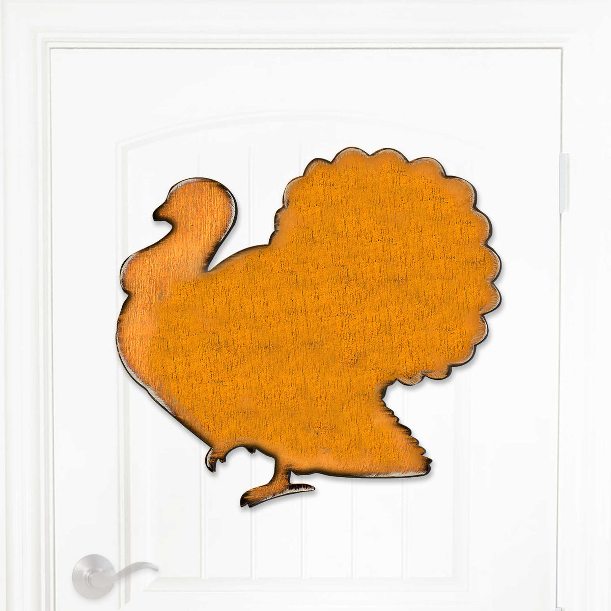 Rustic Turkey Holiday Door Decor by Nature Wonders - Thanksgiving Decor - 99154H