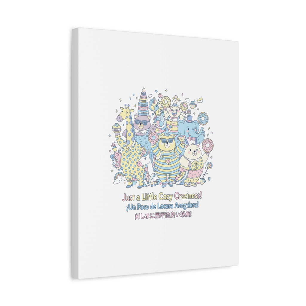 Cozy Craziness Canvas | mildly unhinged cute, whimsical weird