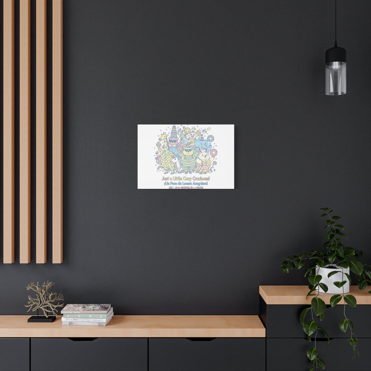 Cozy Craziness Canvas | mildly unhinged cute, whimsical weird