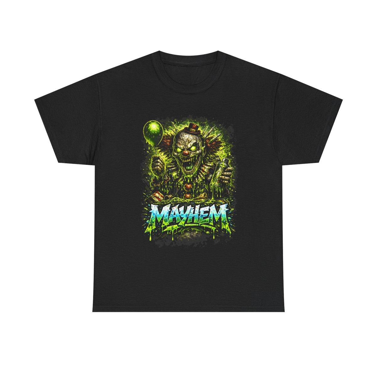 Horror Clown "Mayhem" Graphic Tee