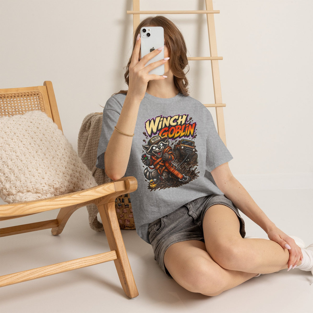 Winch Goblin Tee — Vintage Tow Truck Mechanic Graphic Shirt