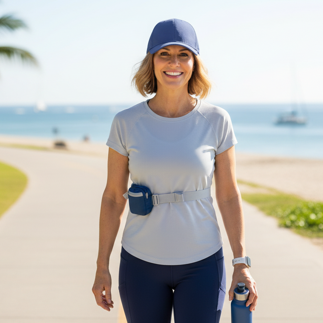 POWERCAP ICE Baseball Hat – Instant Cooling with Reusable Ice Packs UPF 50 Protection