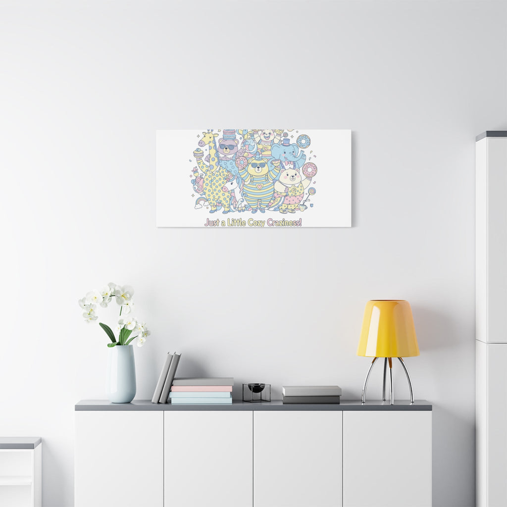 Cozy Craziness Canvas | mildly unhinged cute, whimsical weird