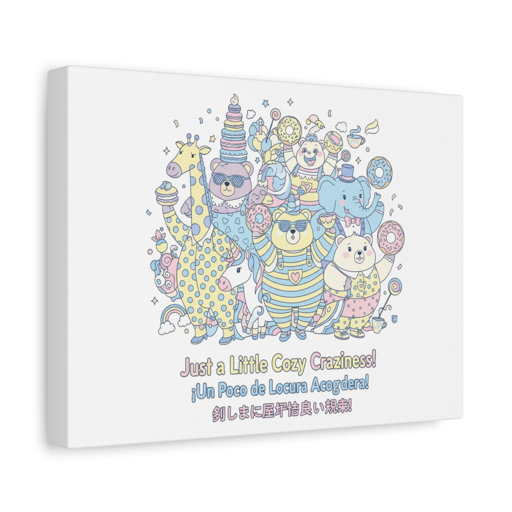 Cozy Craziness Canvas | mildly unhinged cute, whimsical weird