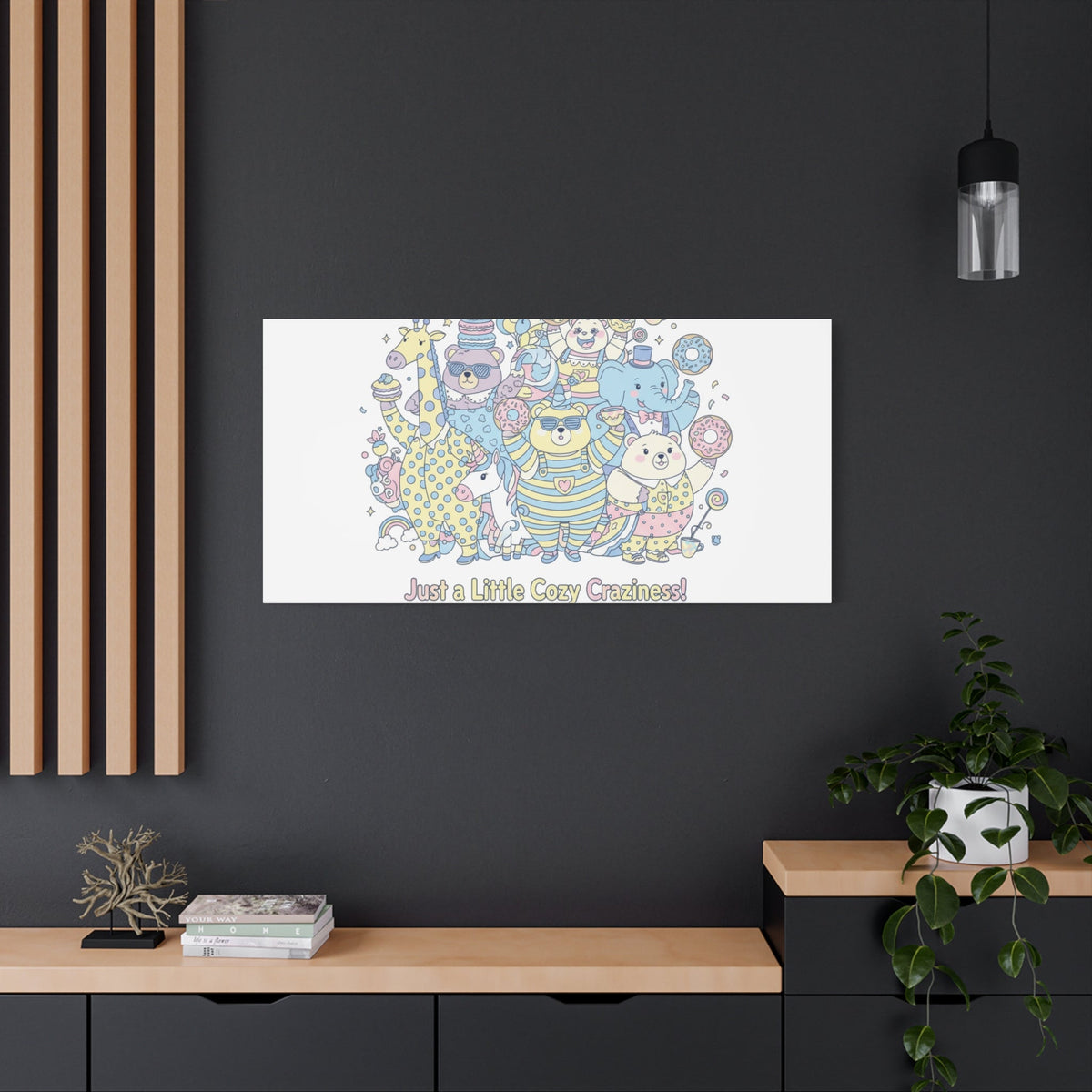Cozy Craziness Canvas | mildly unhinged cute, whimsical weird