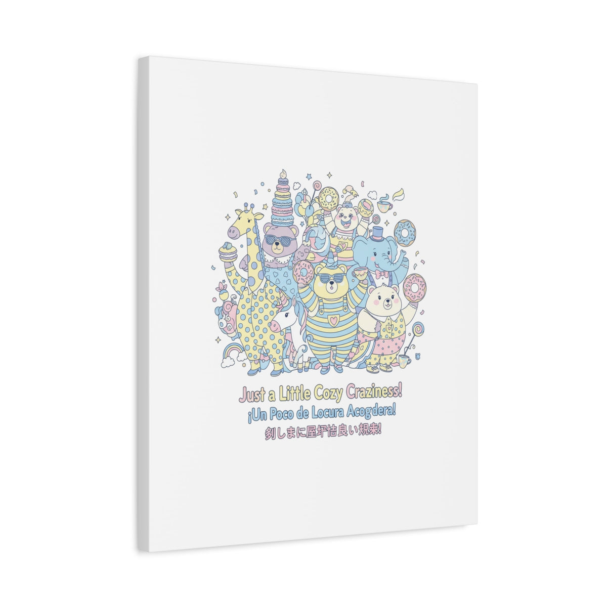 Cozy Craziness Canvas | mildly unhinged cute, whimsical weird