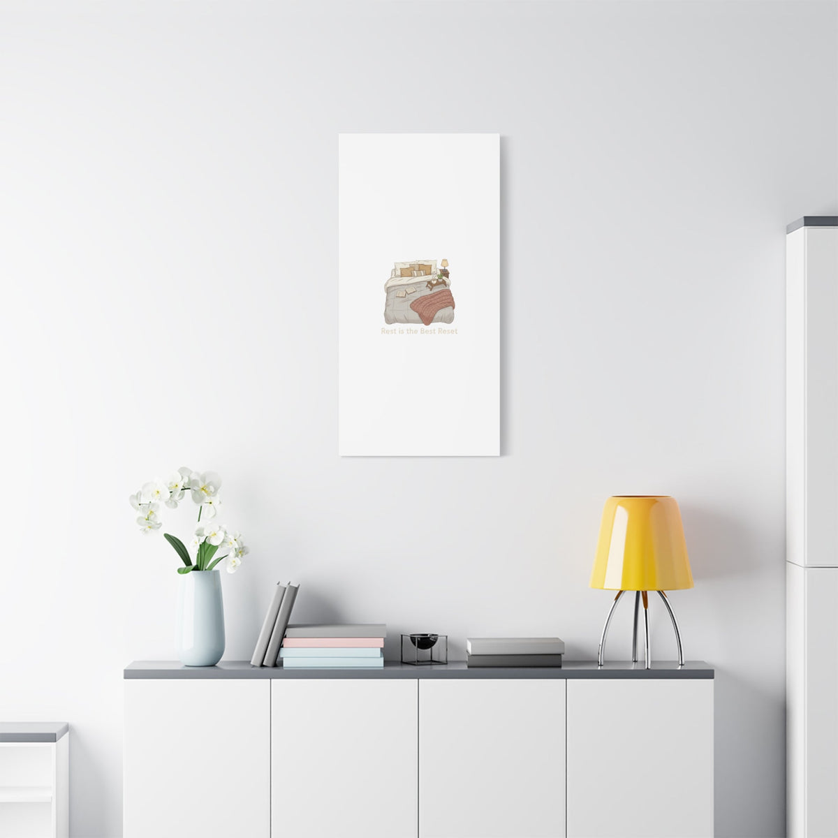 Rest is the Best Reset Canvas | sleepy humor, restful vibes
