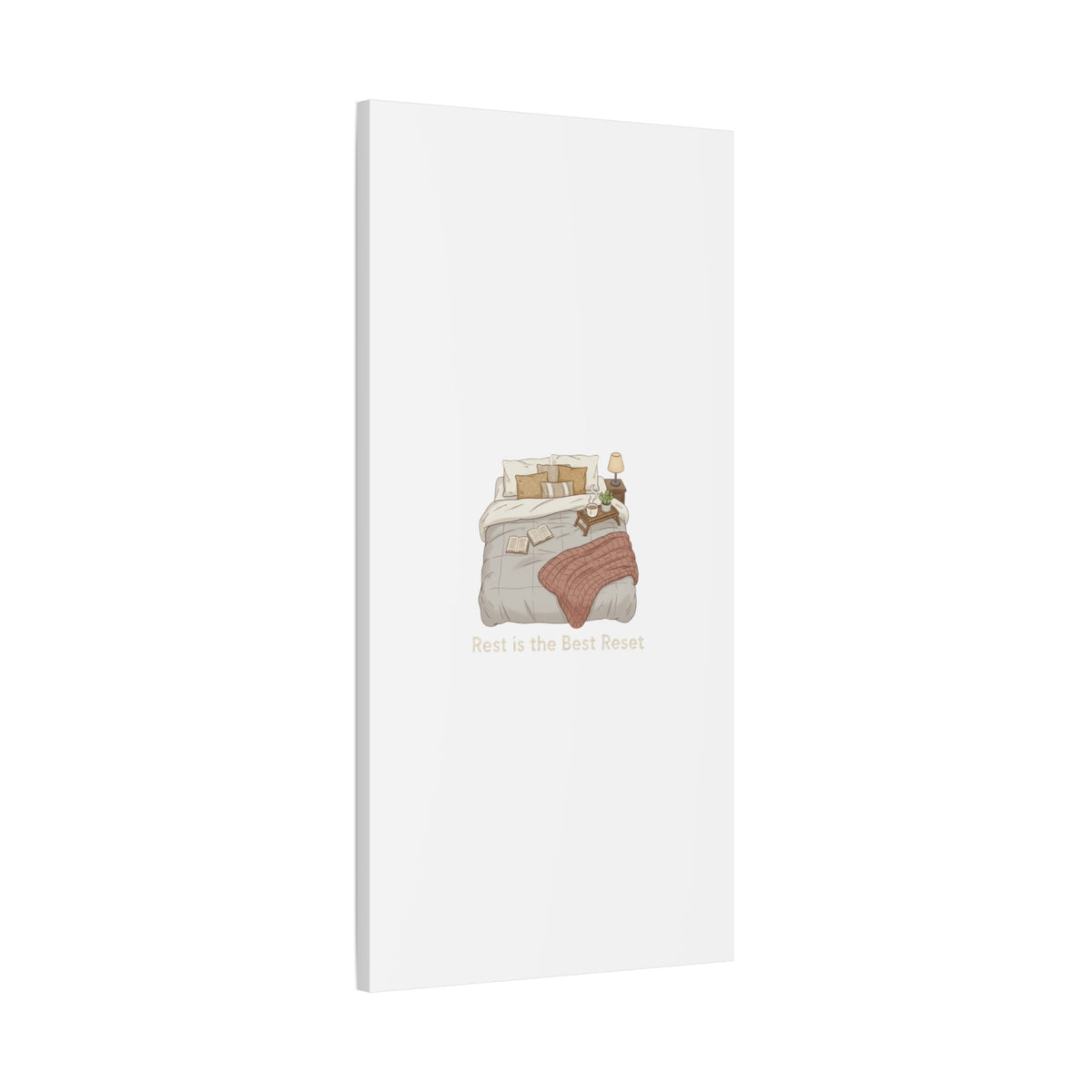 Rest is the Best Reset Canvas | sleepy humor, restful vibes