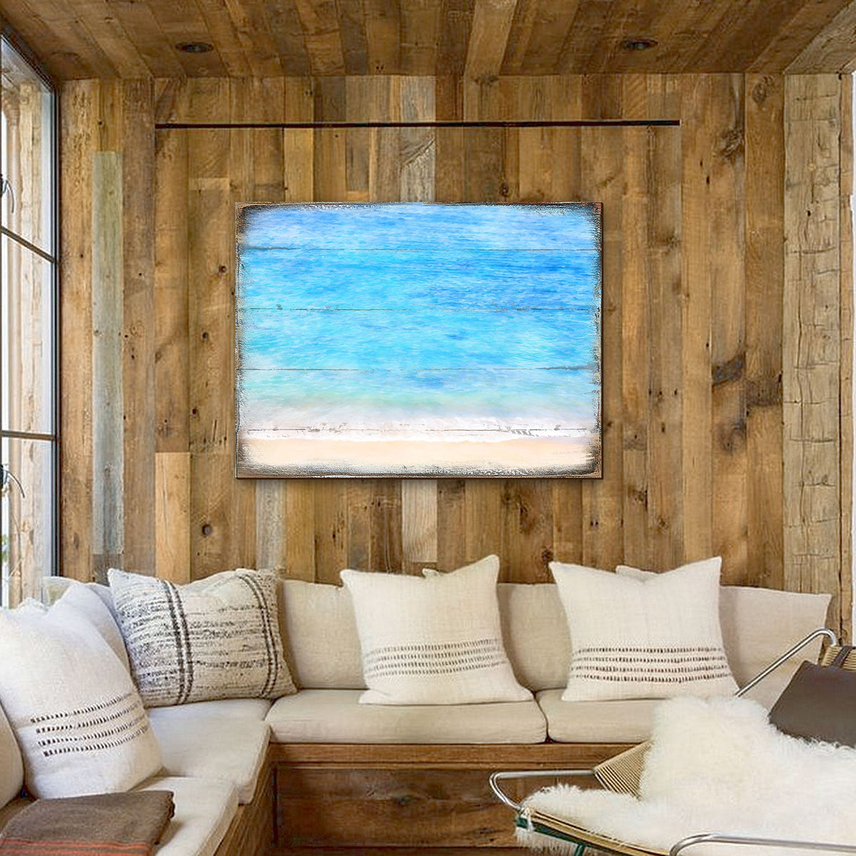 Spataro Beach Wood Handcrafted Wall Home Decor Coastal