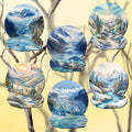 Northern Wonders Clip-On Eco Wood Decorative Ornaments Set of 6 by Nature Wonders - Wildlife Decor - 8090119C-S6