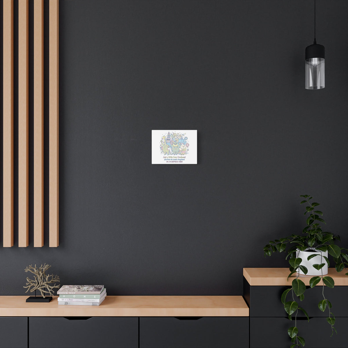 Cozy Craziness Canvas | mildly unhinged cute, whimsical weird