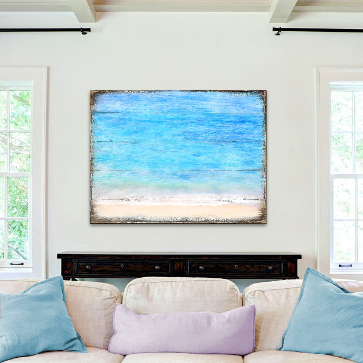 Spataro Beach Wood Handcrafted Wall Home Decor Coastal