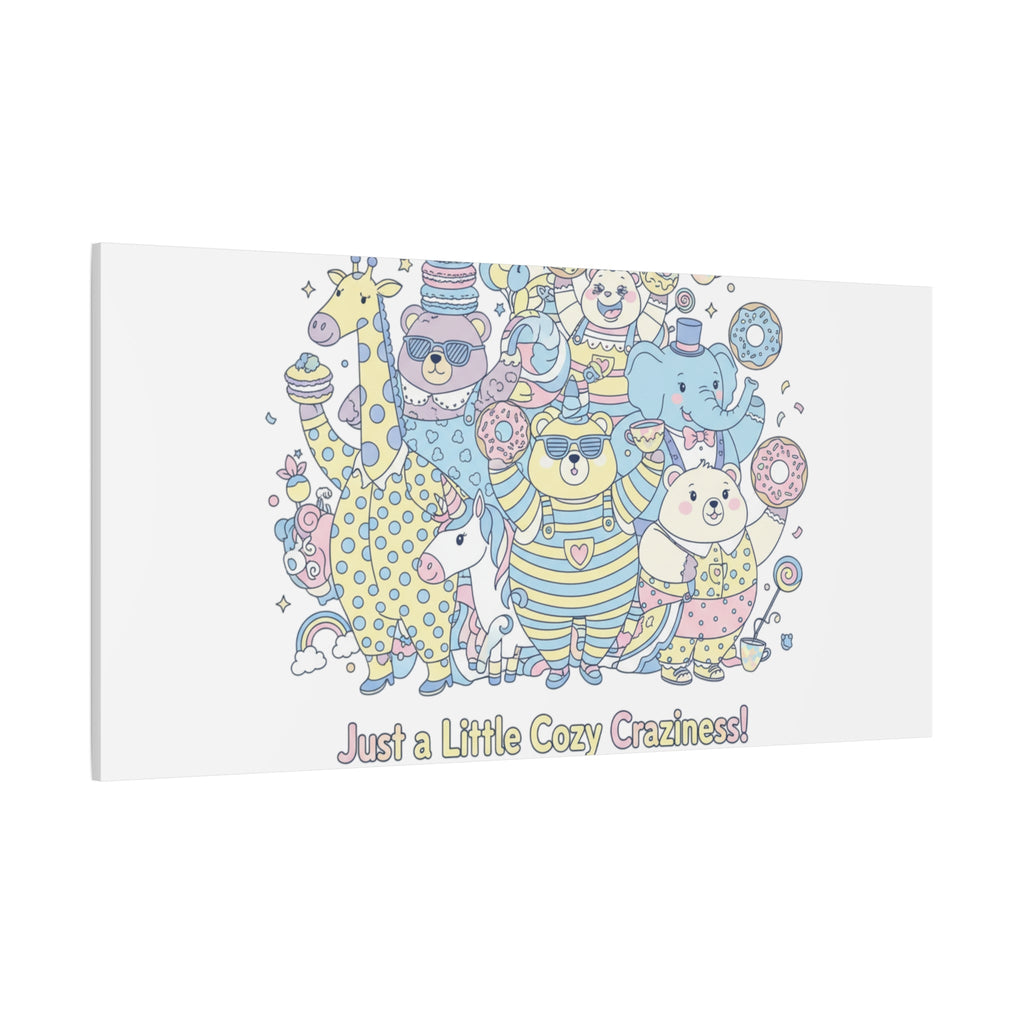 Cozy Craziness Canvas | mildly unhinged cute, whimsical weird