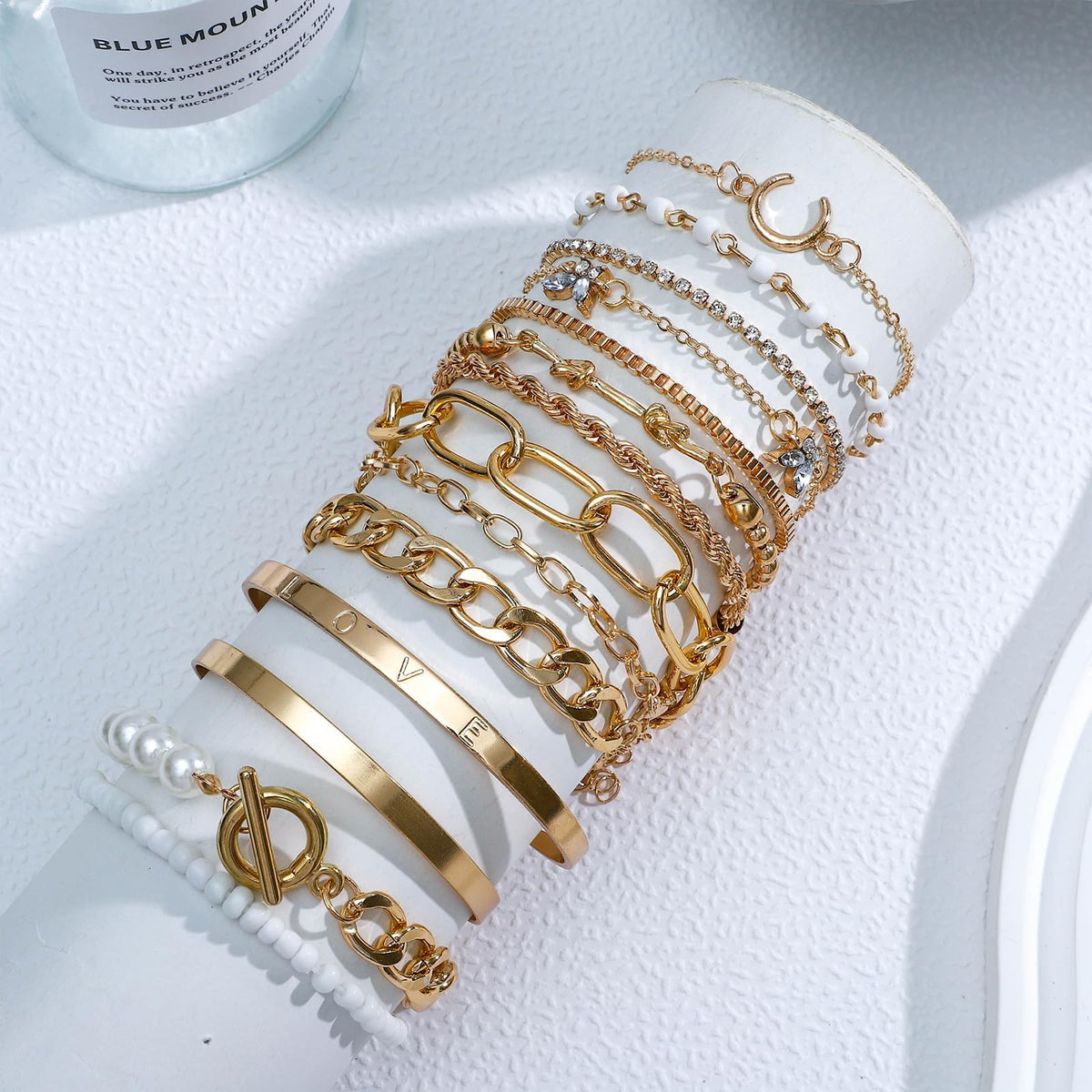 69-Piece Gold Jewelry Set for Women | Necklaces, Bracelets & Earrings