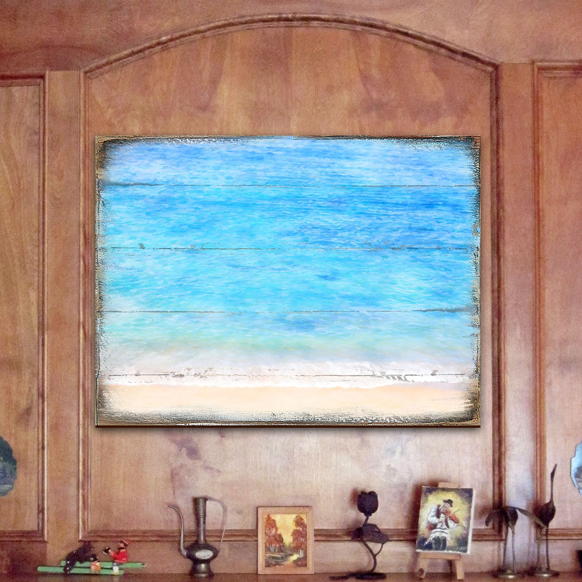 Spataro Beach Wood Handcrafted Wall Home Decor Coastal
