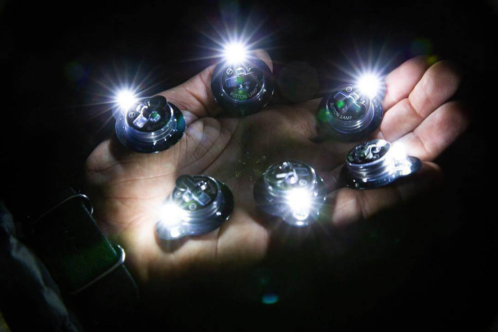 BUTTON LAMP Adhesive LEDs Light Package - Lightweight, Ultra Small, Ultra Bright LED Utility Lights