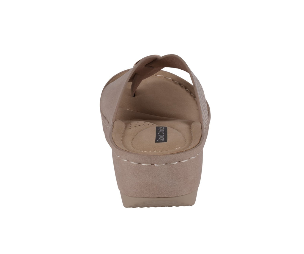 Women's Dafni Bronze Wedge Sandals