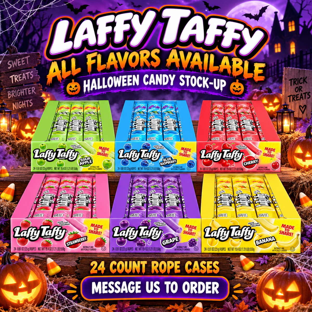 24pk Laffy Taffy Strawberry .81oz