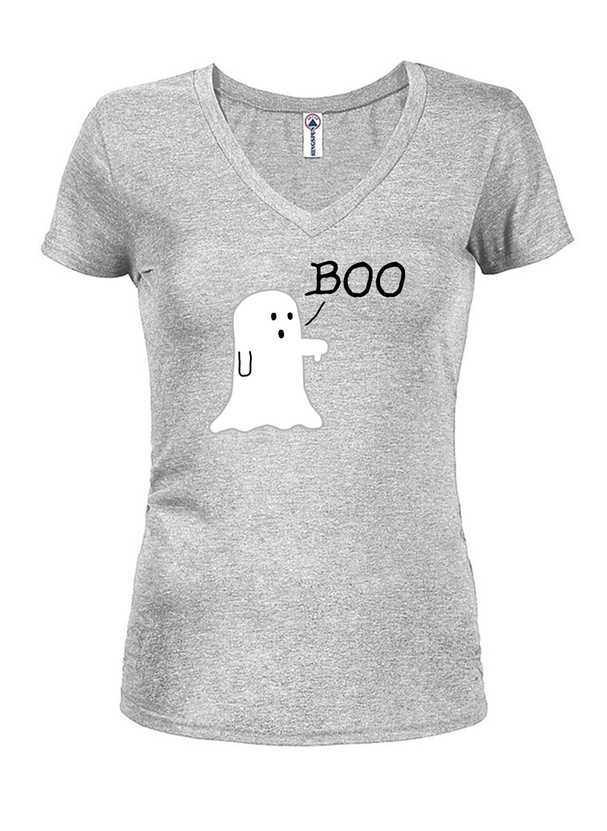 Ghost Boo Juniors V Neck T-Shirt