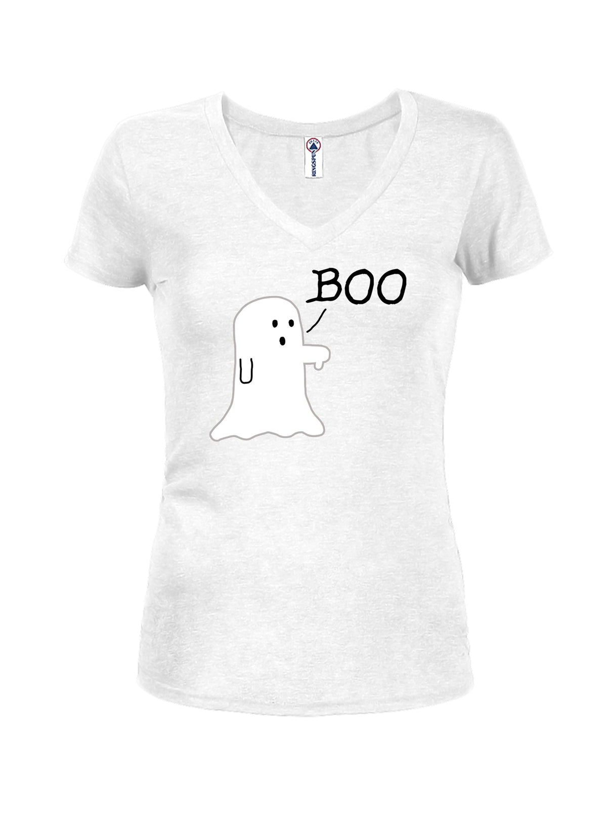 Ghost Boo Juniors V Neck T-Shirt
