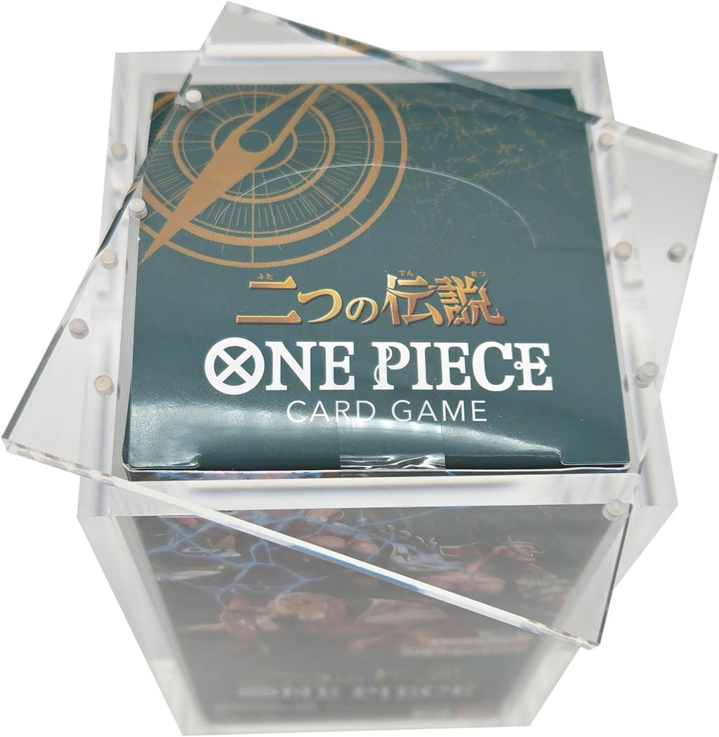Premium Foreign Pokémon/One Piece Booster Box Protective Display Acrylic Case Version 1