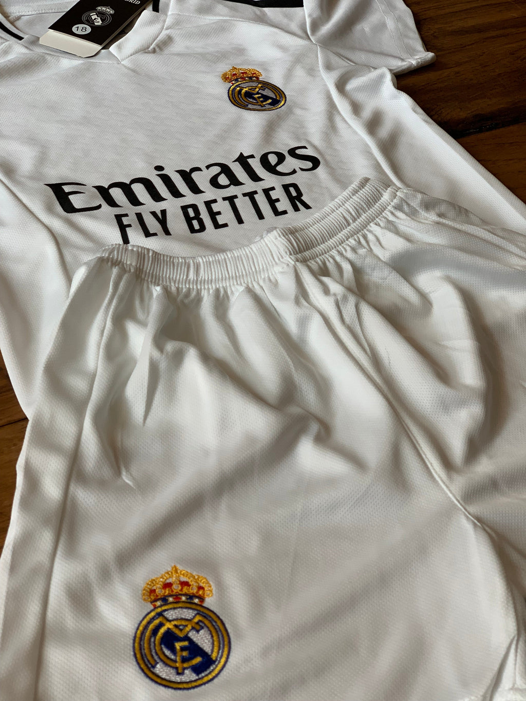 Ronaldo 7 White Kids Soccer Jersey Real Madrid Youth Toddler Sizes