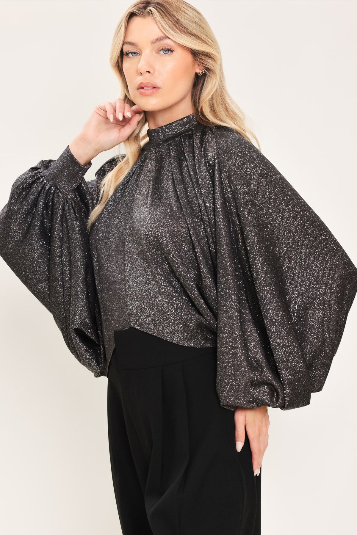 THEORY GREY STATEMENT TOP