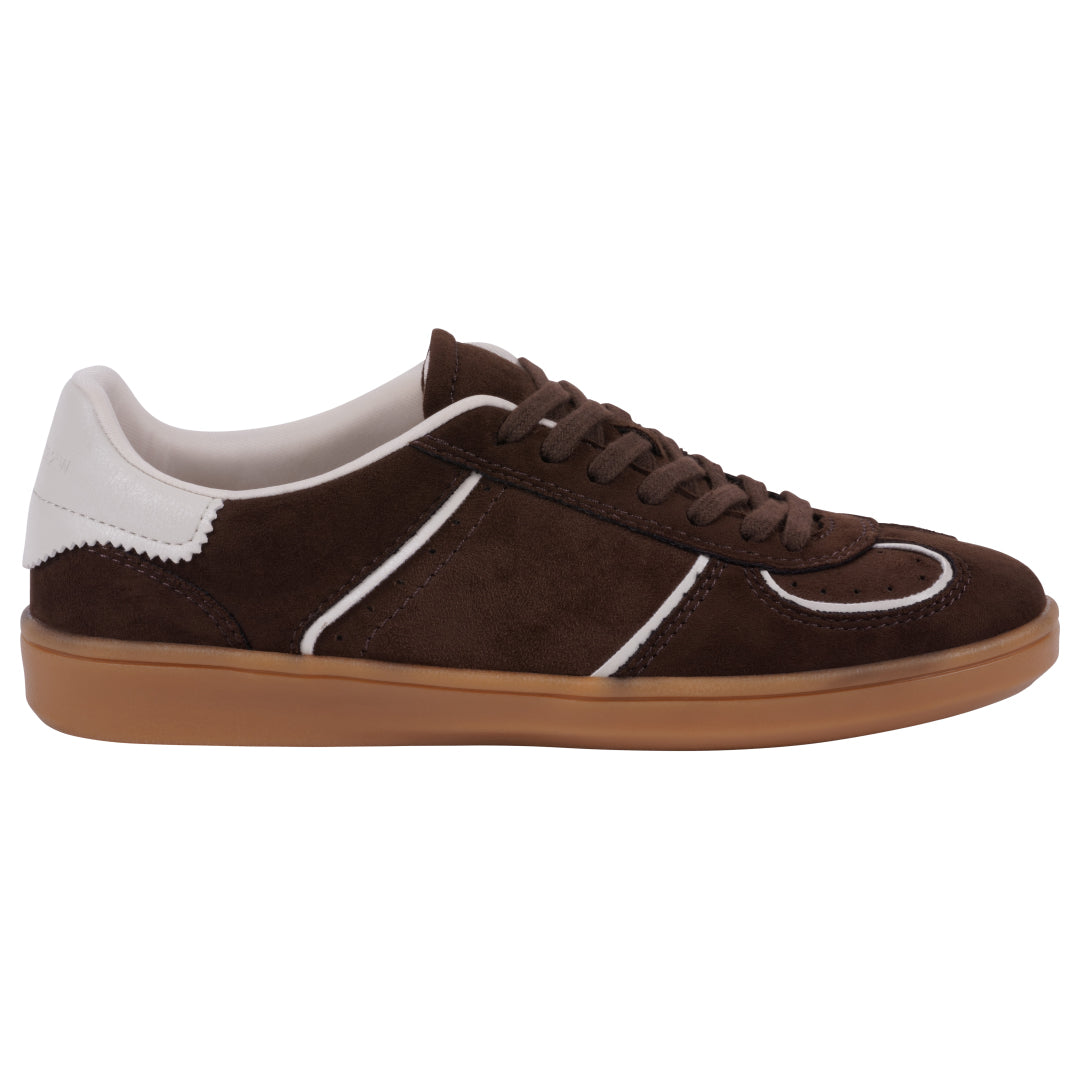 Women's Milan Burgundy Lace Up Sneaker