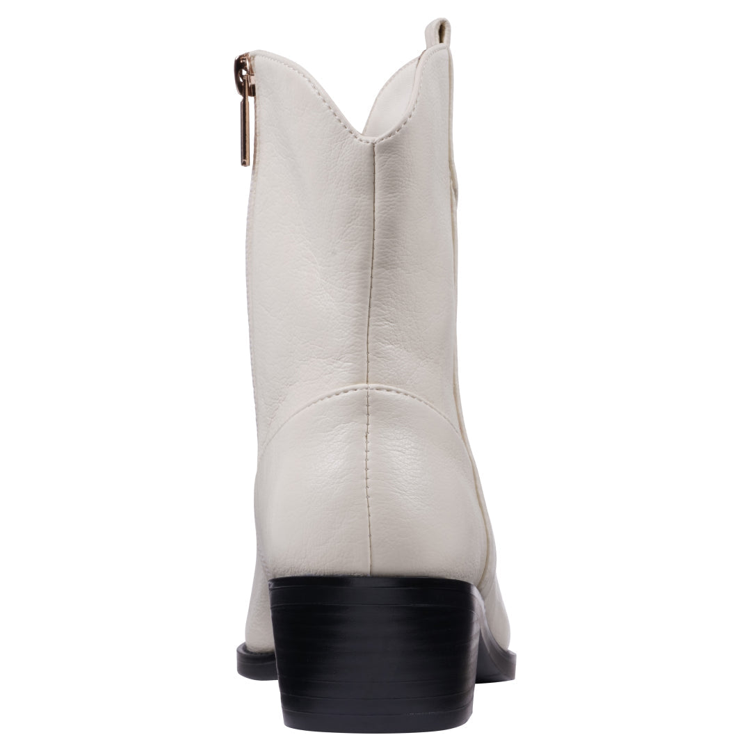 Women's Qakley Off White Bootie