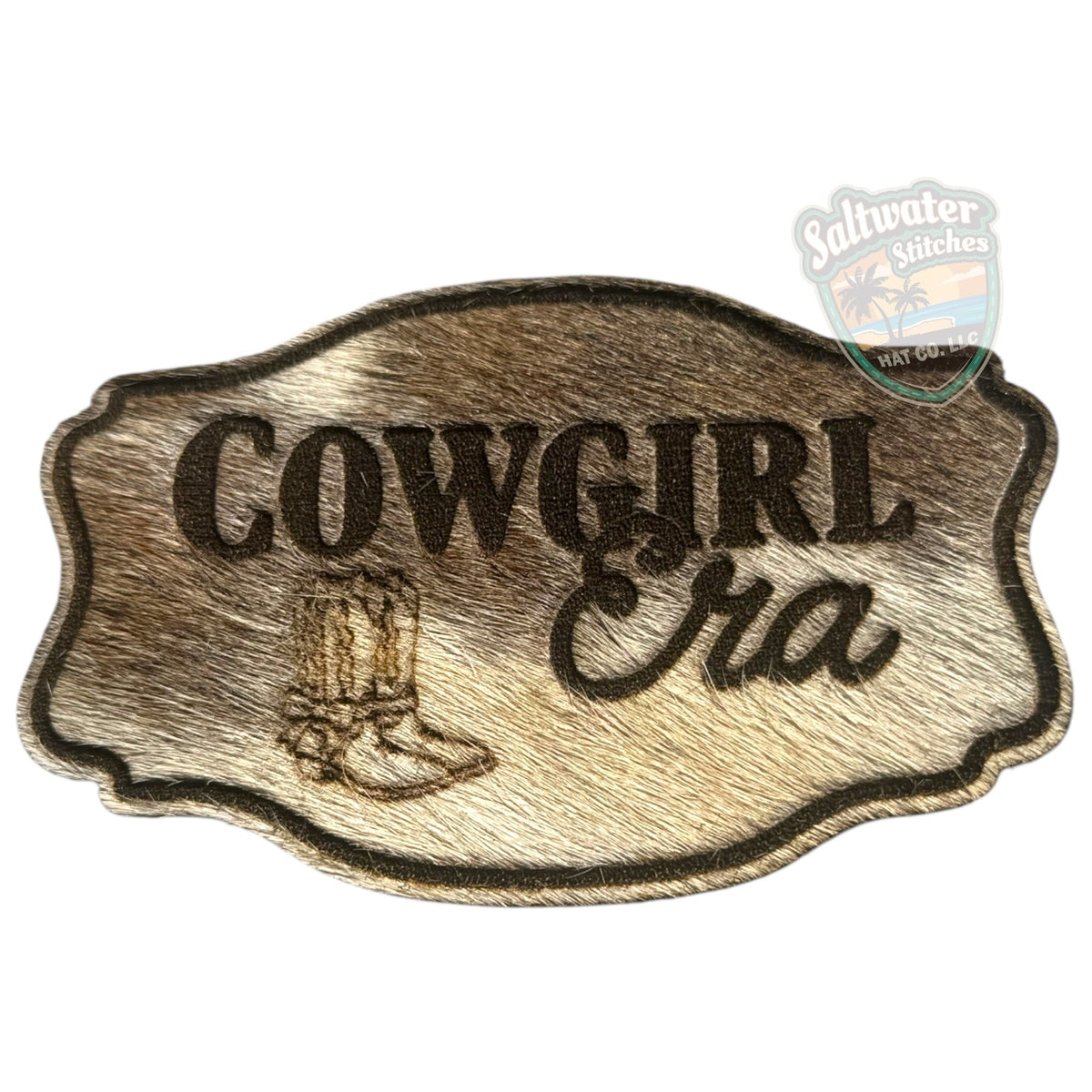 Collective- Cowhide Cowgirl Era Buckle