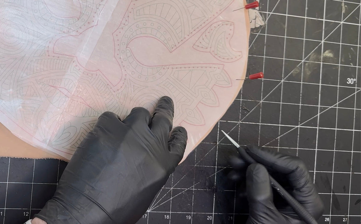 Leather Tribal Mask Printable Pattern Bundle — Intermediate + Advanced