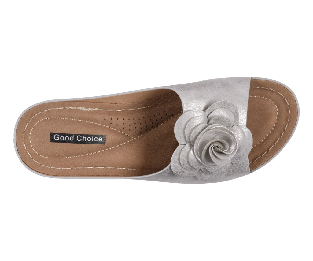 Women's Tokyo Silver Wedge Sandals
