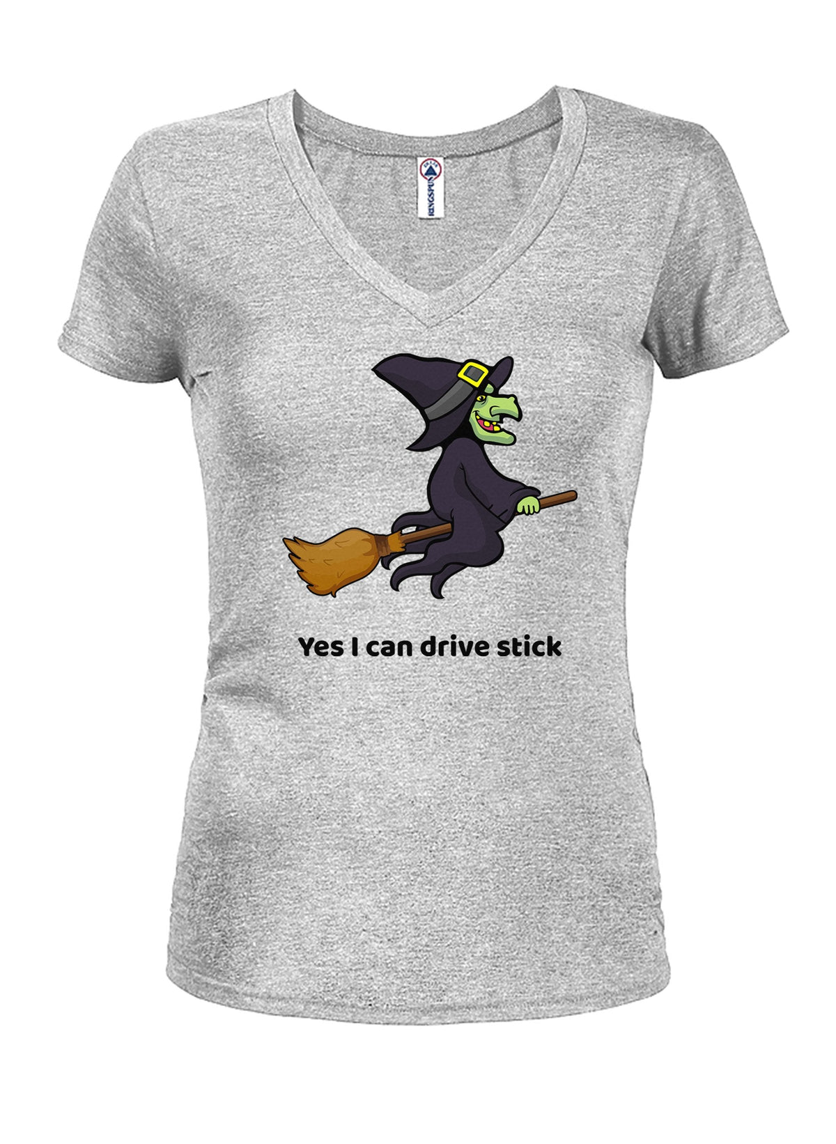 Yes I can drive stick Juniors V Neck T-Shirt