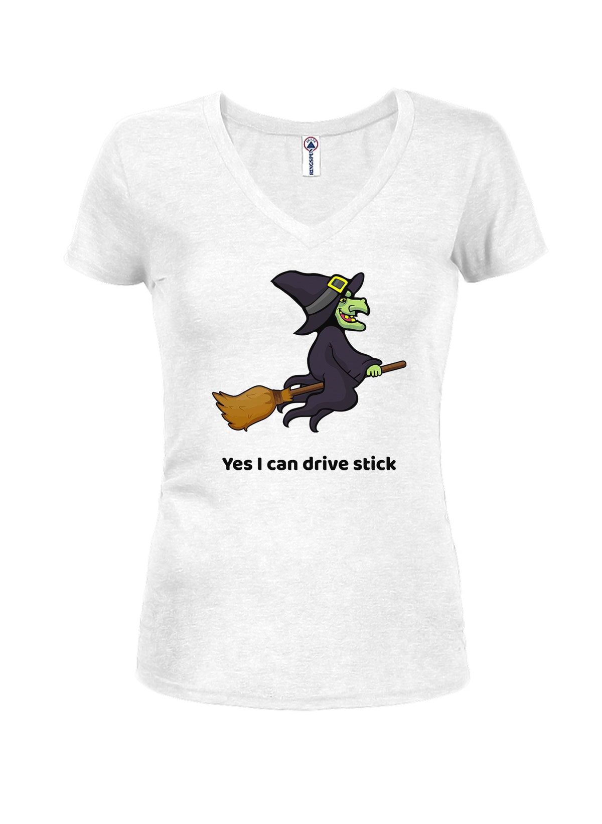 Yes I can drive stick Juniors V Neck T-Shirt