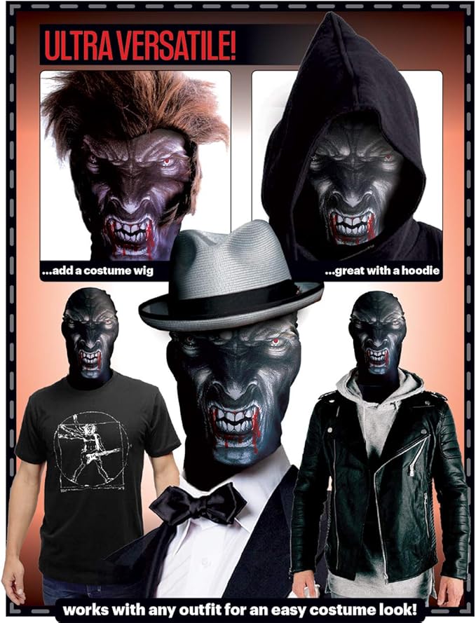OLYPHAN Scary Halloween Masks for Men - Mens Full Face Masks Cheap Costume Adult - Vampire Costumes Adults