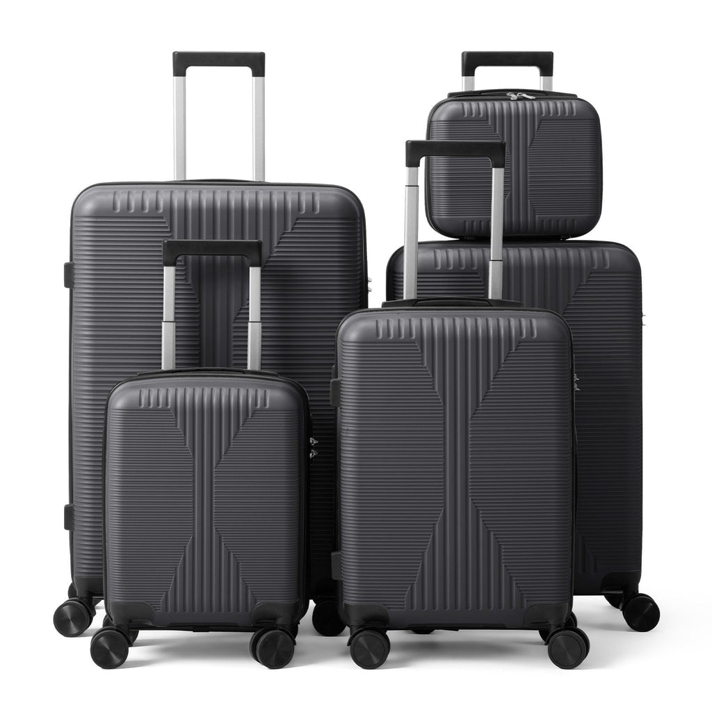 5-Piece Lightweight Luggage Set with Lock – 12/16/20/24/28 Inch