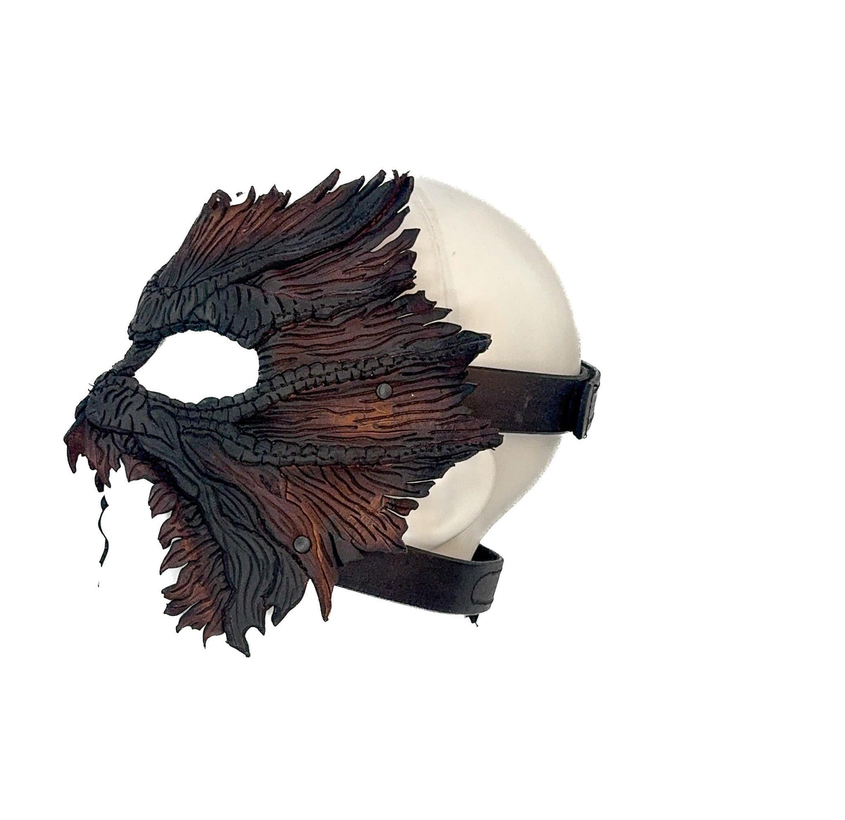 World's End - Handmade Leather Mask for Halloween, Performance or Cosplay Costume
