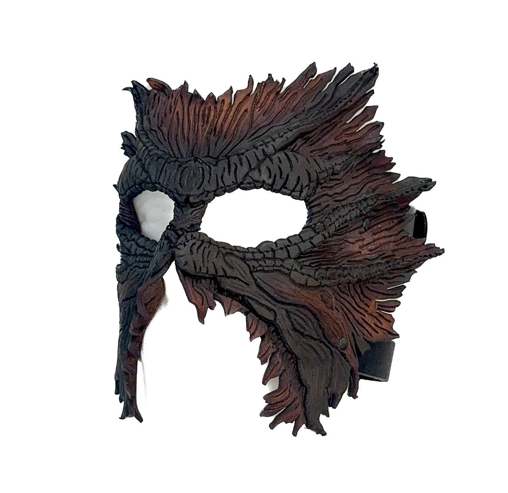 World's End - Handmade Leather Mask for Halloween, Performance or Cosplay Costume