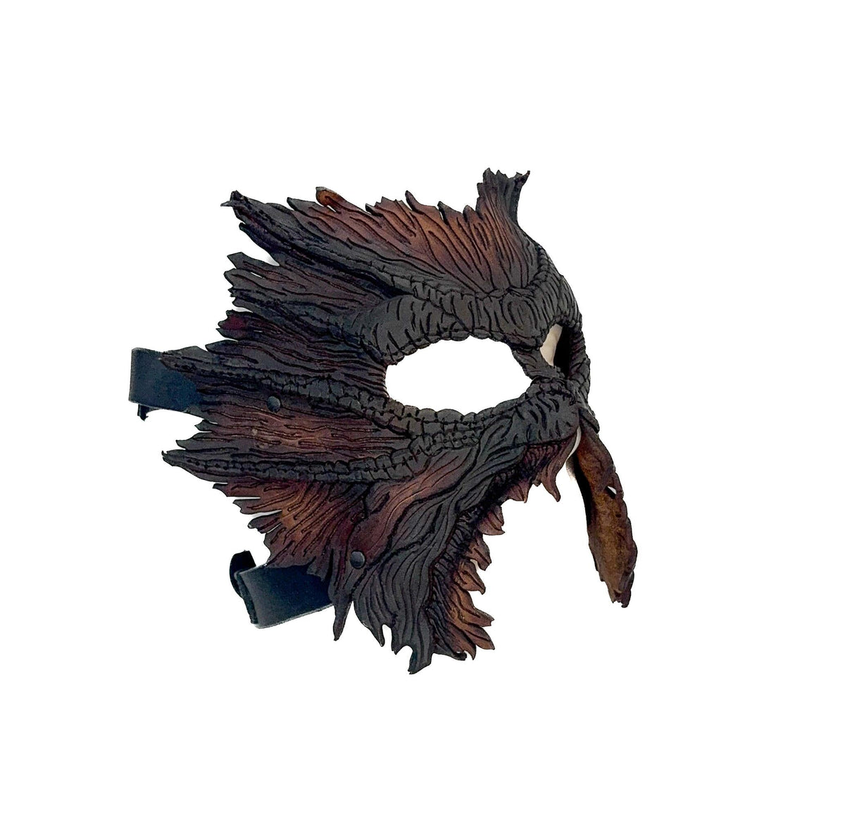 World's End - Handmade Leather Mask for Halloween, Performance or Cosplay Costume