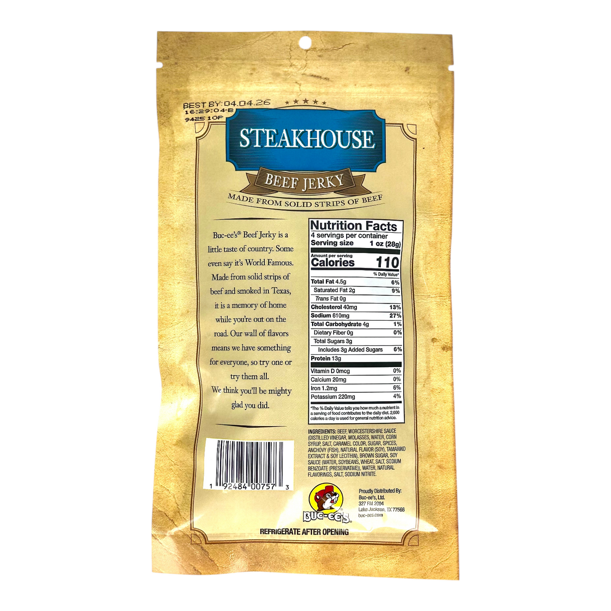 Steakhouse Beef Jerky