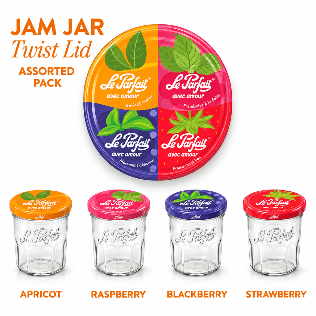 Le Parfait - Twist Lids 82mm (Set of 6)